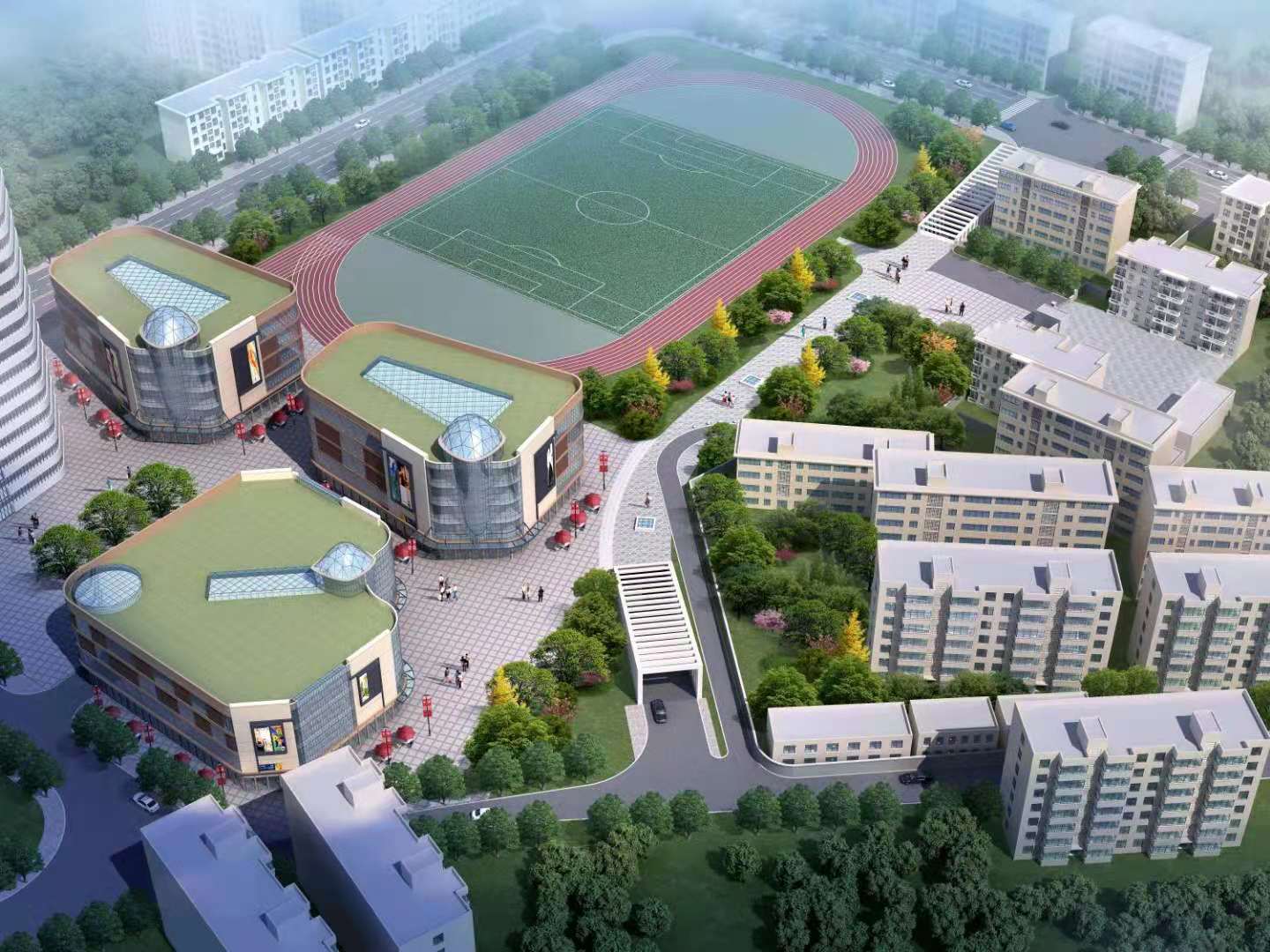 東風(fēng)廣場配套廣場巷道路工程