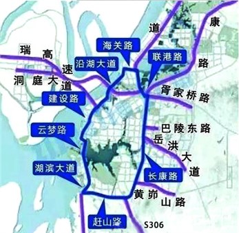 岳陽(yáng)市首條城市環(huán)線呼之欲出