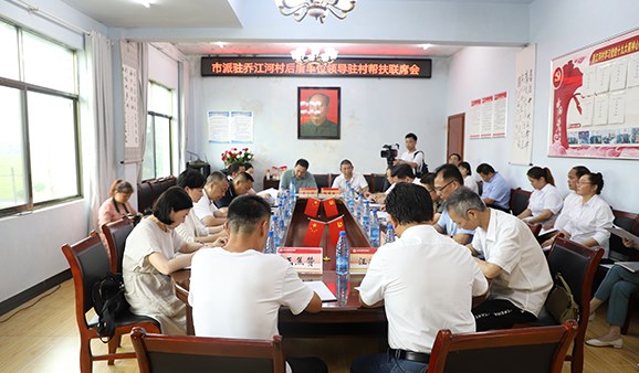 集團(tuán)公司調(diào)研喬江河村鄉(xiāng)村振興工作