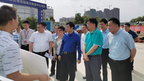 常務(wù)副市長李摯帶隊調(diào)研胥家橋綜合物流園項目