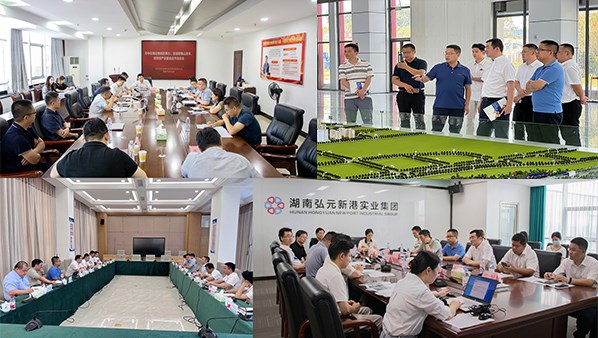 中遠海運物流改革辦、普洛斯隱山資本、 省財信產(chǎn)業(yè)基金一行來岳訪談