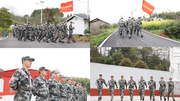 市交投集團人民武裝部組織民兵隊伍開展一季度武裝訓練活動