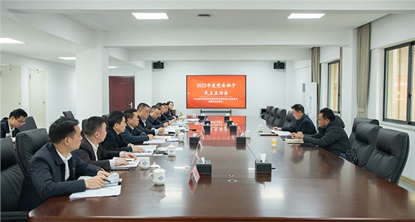 市城運集團黨委班子召開2022年度民主生活會